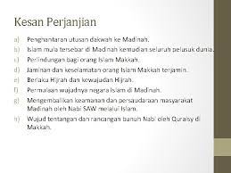 هِجْرَة) adalah perpindahan/migrasi dari nabi muhammad dan pengikutnya dari mekkah ke madinah pada bulan juni tahun 622. Bab 5 Kerajaan Islam Di Madinah Nama Ahli