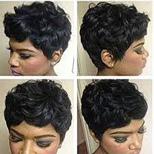 Esela human hair blend wig by especially yours®. Buy Vck Black Short Curly Human Hair Wigs Pixie Cut Wigs For Black Women Short Wigs Human Hair Natural Fashion Wigs Online In Turkey B08726hn8p