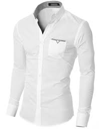 Black And White Button Up Shirt Mens Moderno Mens Slim Fit Button Down Shirt Vgd063ls White Casual Shirts For Men Casual Shirts Mens White Casual Shirt