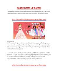 ppt barbie dress up games powerpoint