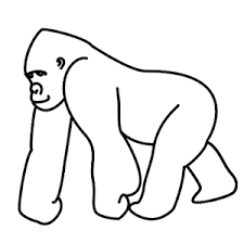 All the best easy gorilla drawing 35+ collected on this page. How To Draw A Gorilla Gorillas Art Gorilla Illustration Drawings