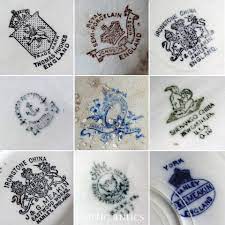 Old Ironstone Markings From Attic Antics Vintage Ironstone Vintage Pottery Pottery Marks
