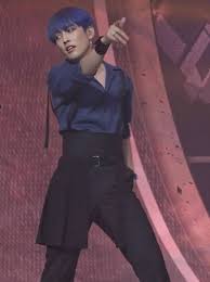 Hongjoong Ateez Half Skirt Genderless Fashion Kpop Guys
