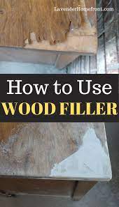 How To Use Wood Filler Wood Filler Restore Wood Furniture Wood Repair
