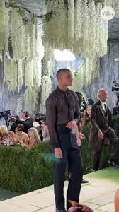 Tyriq Withers arrives for his first Met Gala in Louis Vuitton