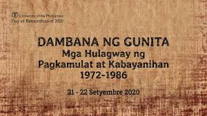 Second was the imposition of martial law. Up To Hold Virtual Commemoration Of The Struggle Against Martial Law In Up Day Of Remembrance 2020 University Of The Philippines