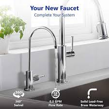 Faucet mount water filter is one of the best and easiest way to solve water contamination problem. Modern Chrome Water Filter Faucet Drinking Water Faucet Reverse Osmosis Filtration System And Kitchen Sink Beverage Fa Faucet Beverage Faucets Water Faucet