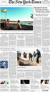 New york times 28 may 2021. The New York Times In Print For Monday Dec 28 2020 The New York Times