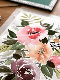 See more ideas about watercolor flowers, flower painting, flower art. Watercolor Painting Ideas Flowers Easy Novocom Top