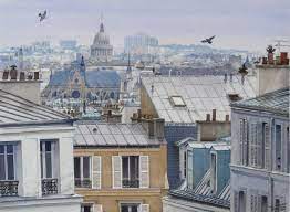 les toits de paris apres la pluie paris rooftops paris urban architecture