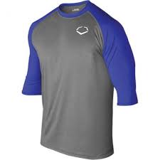 Evoshield 3 4 Sleeve Captains Logo Adult Performance Shirt