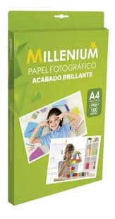 PAPEL FOTOGRAFICO MILLENIUM A4