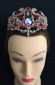 Ballet Crown for "paquita", Firebird, Rubies READY TO SHIP