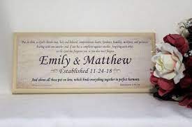 Wedding Gift Personalized Marriage Scripture Personalized Etsy Personalized Wedding Gifts Personalized Anniversary Gifts Marriage Scripture