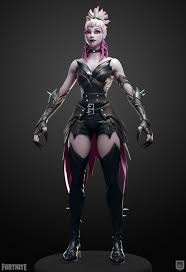 Artstation Fortnite Dusk Mike Kime In 2020 Fortnite 3d Model Character Dusk