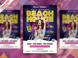 A club party flyer is a marketing tool used by clubs and party places to promote their brand. Music Club Party Flyer Psd Template Psdfreebies Com