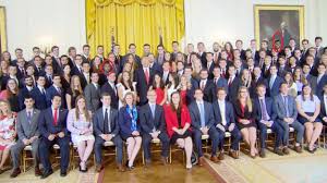 Image result for trump with white interns images