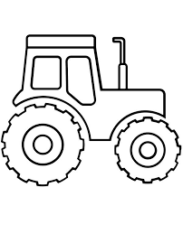 Czy wiecie do czego służy dźwig i inne maszyny budowlane? Latwa Kolorowanka Traktor E Kolorowanki Eu