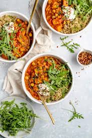 First, you sauté a mirepoix of onions, celery, and carrots. Moroccan Chickpea Stew Slow Cooker Recipe Simply Quinoa