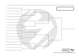 Tennis Draw Sheet For 16 Players Tennis Drawing Tennis Tournaments Tournaments