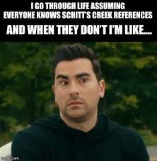 I would choose crime/murder shows hands down over any romantic shows,  however, Schitt's Creek was my favorite show, combining comedy, love, and  real life challenges. I love this episode when Patrick sings