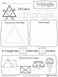 Centers Of Triangles Worksheet Luxury All About Triangle Shapes In 2020 Shapes Preschool Shapes Kindergarten Preschool Worksheets