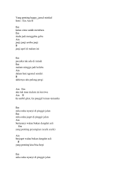 chorus d e aku bukan malaikat selalu di sampingmu c#m f#m mendengar semua hasrat di hatimu bm e dan tak perlu bicara dan aku harus tahu. Chord Dan Lirik Lagu Anji Malaikat Tak Bersayap