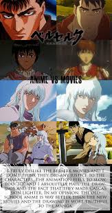 In this episode of anime vs. Berserk Confessions I Truly Dislike The Berserk Movies And I Don T