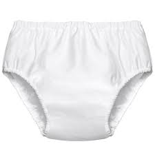 Swim Diapers for Adult Reusable Diaper for Pool Washable Leak Resistant  Waterproof Adult Pull on Cover Pants for Men Women, White, Medium (1 Piece)  : ...
