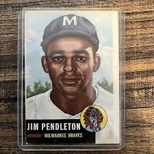 1953 Topps #185 Jim Pendleton Braves
