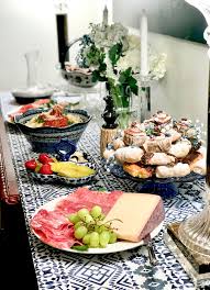 Seafood pasta or three cheese pizza. Hosting An Italian Dinner Party Pop Of Gold Italian Dinner Party Italian Dinner Italian Recipes Traditional