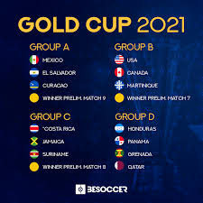 The 16 nationwide groups have been divided into 4 teams. Besoccer En The Draw For The 2021 Gold Cup Has Been Made Facebook