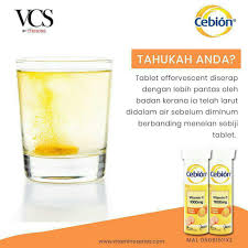 Malah ada yang mencecah 1000 mg. Cebion Vitamin C Effervescent Tablet 1000mg Orange Flavour Shopee Malaysia