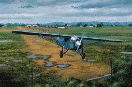 Lindbergh Flies the Atlantic, 1927