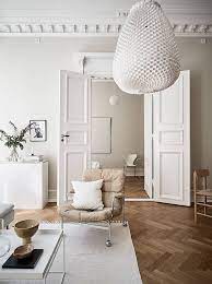 A Swedish Small Space In Cream And Caramel Tones Apartment Interior Modern Room Decor Minimalism Interior
