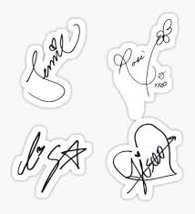 Aesthetic Single Aesthetic Printable Black And White Stickers Pin By Vianna Angela On Bts Black Pink Kpop Aesthetic Stickers Print Stickers