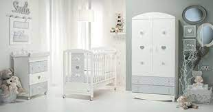 Cameretta Lovely Di Foppapedretti Composta Da Lettino Trasformabile In Divanetto Bagnetto Con Fasc Stanza Per Neonati Armadio Bambini Lettini Trasformabili