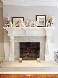 Surprising Unique Ideas Coastal Farmhouse Christmas Coastal Furniture Bathroom Coastal Style Hotel Coastal L Fireplace Mantel Decor House Styles Summer Mantel
