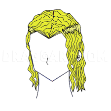 I only left the curly part of the hair to draw. How To Draw Wavy Hair Step By Step Drawing Guide By Xxmedicgirlxx Dragoart Com