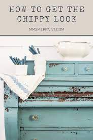 How To Get The Chippy Look Over An Existing Finish Miss Mustard Seed S Milk Paint In 2021 Milk Paint Chippy Seed Milk