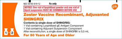 Maybe you would like to learn more about one of these? Zoster Vaccine Adjuvanted Shingrix Wikidoc