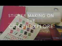 How I Make Planner Stickers On My Cricut Explore Cricut Explore Diy Planner Stickers Cricut Tutorials