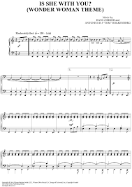 Bj And The Bear Theme Song Lyrics Is She With You Wonder Woman Theme From Batman V Superman Dawn Of Justice Wonder Woman Digital Sheet Music Sheet Music