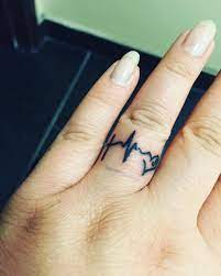 Heart Beat Tattoo For Girls Ring Finger Tattoos Geek Tattoo Ideas Small Tattoos For Guys