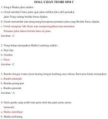 Soal Dan Jawaban Membuat Sim C Peranti Guru