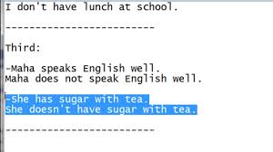 29 النفي في اللغة الانجليزية نفي الجملة المثبتة Youtube