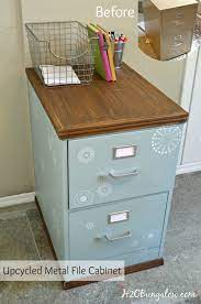 A spacious top surface allows you to display home décor, an accent lamp, or your favorite books. Wood Trimmed Filing Cabinet Makeover H2obungalow