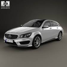 3d Model Of Mercedes Benz Cla Class C117 Shooting Brake 2014 Benz S Class Mercedes Benz Benz S