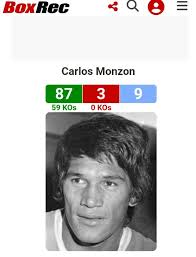 El Flaco Explosivo" Alexis Argüello and "Escopeta" Carlos Monzón, two  all-time greats from Nicaragua and Argentina respectively.