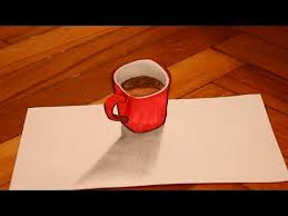 Entering 3d cartesian coordinates (x,y,z) is similar to entering 2d coordinates (x,y). How To Draw A Coffee Cup Anamorphic Illusion Youtube